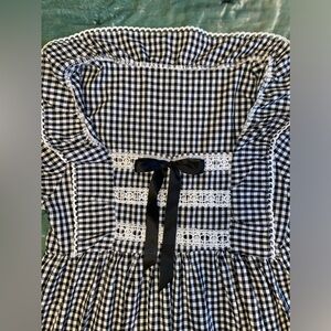 Gothic? Black + White Checkered Lolita dress
